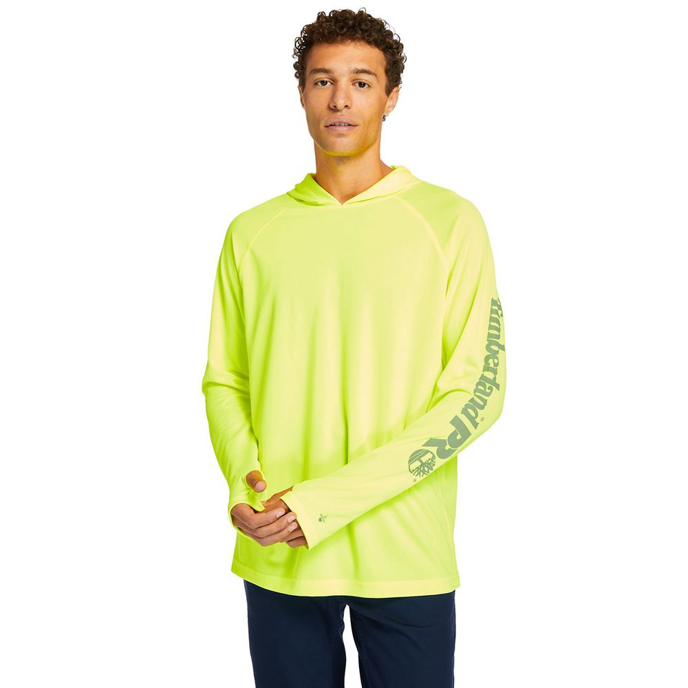 Timberland Mens Sweatshirts PRO® Wicking Good Hoodie - Green - India AV6081742